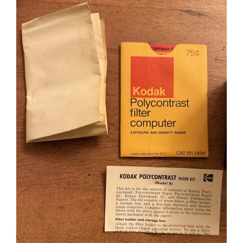 Kodak polycontrast filter